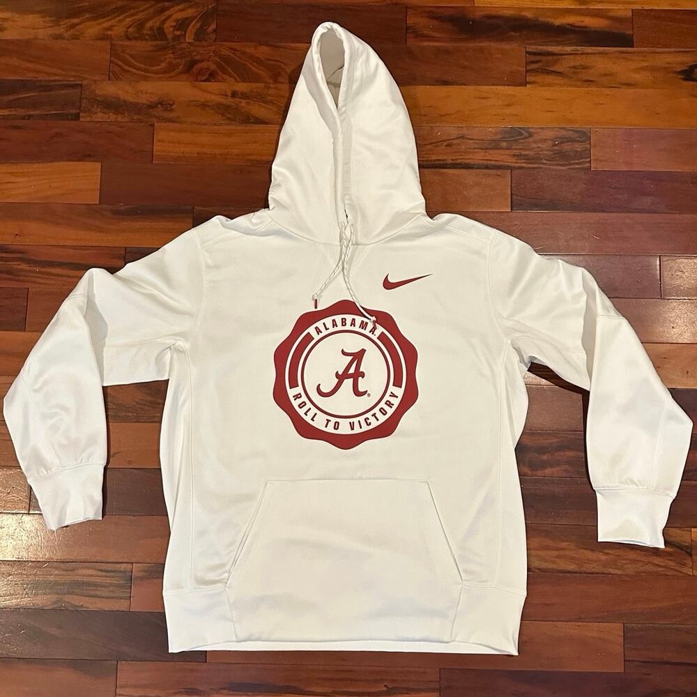Nike Alabama Crimson Tide Roll To Victory Rival Cream Hoodie - Tua Tagovailoa